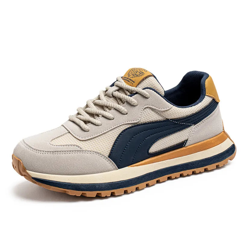 2025 Spring Men's Brand Sneaker Comfortable Platform Sports Shoes Men Non-Slip Breathable Running Shoes Man zapatillas de hombre