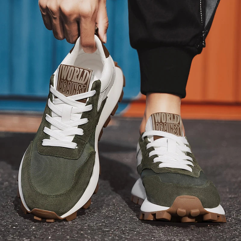 Fashion Men Sneakers Autumn Forrest Gump Shoes Lightweight Tenis Sports Shoes Thick Sole Platform Casual Shoes