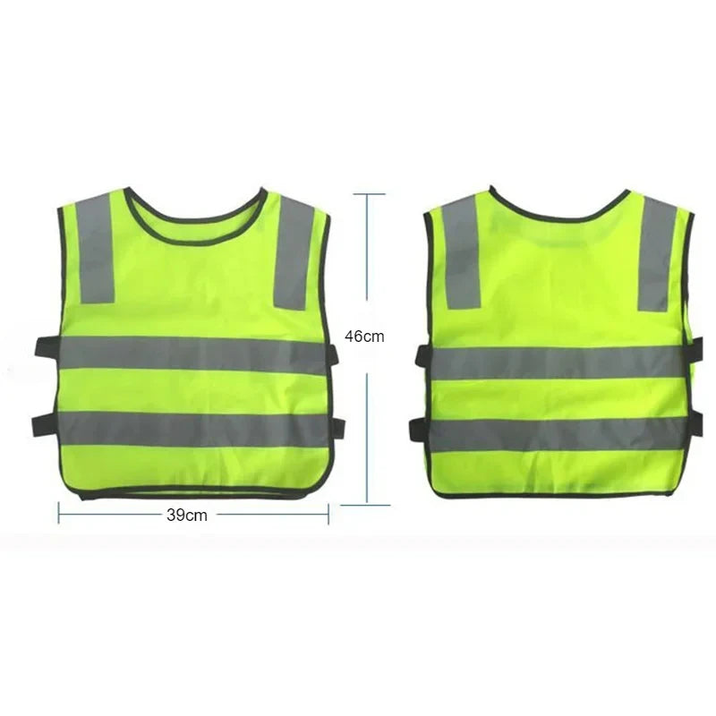 Children Kids Safety Reflective Apron Autumn Winter After School Reflective Warning Apron High Visibility Aprons Reflector