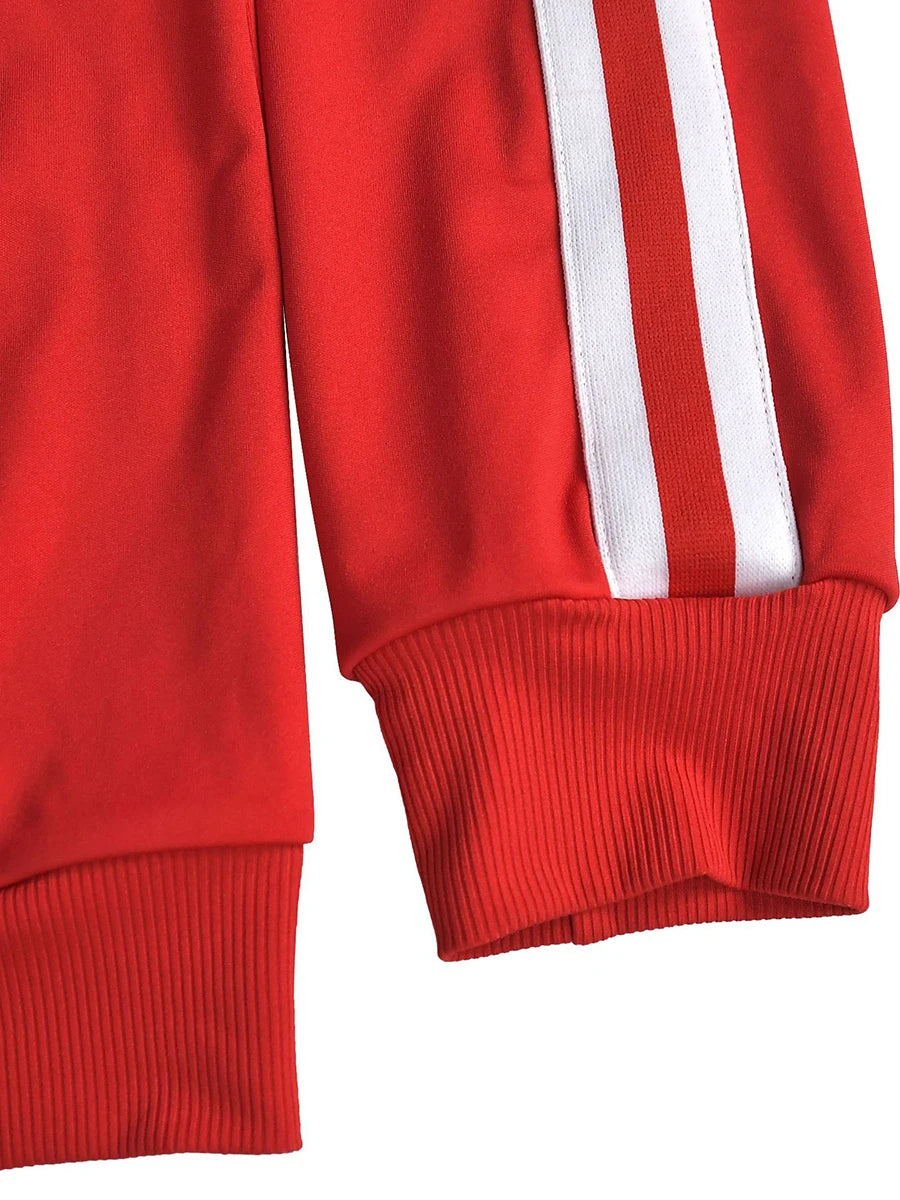 ZIML Minimalist Two Piece Sets For Women Stand Collar Long Sleeve Spliced Zipper Tops High Waist Shorts Chic Set Female Fashion