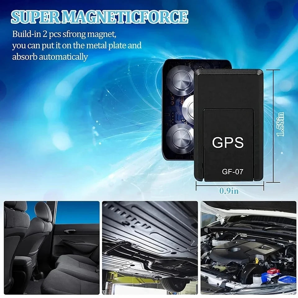 GF07 Magnetic Mini Car Tracker GPS Real TimeTracking Locator Device Magnetic GPS TrackerReal-time Vehicle Locator Pet Tracker