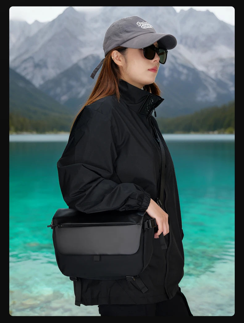 ReeYee A6 4.5L Large Sling Bag, Durable Cordura Waterproof Crossbody Pack, Smart Organization Anti-Theft Shoulder Bag