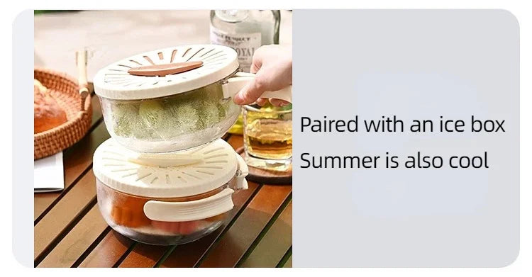 Fruit Drain Basket Foldable Handle Vegetable Washing Bowl Plastic Cleaning Colander Refrigerator Crisper Food Storage Container
