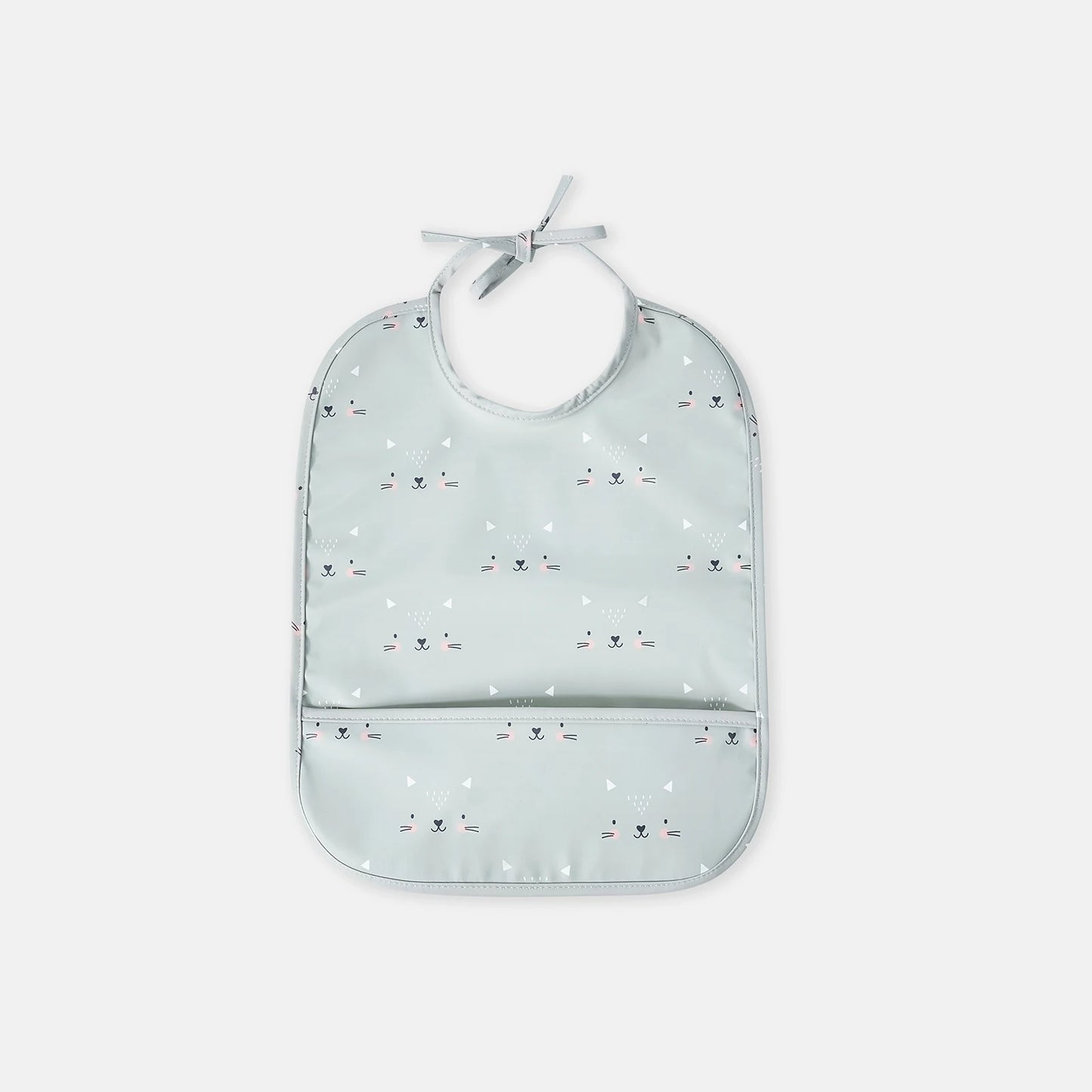INSULAR Baby's Bibs Sleeveless Adjustable Pinny Soft Waterproof PU Cloth Kids Painting Smock Child Eating Apron Danish Style