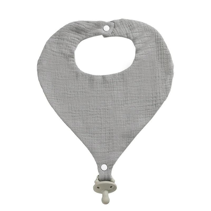1pcs Baby Bibs Round Newborn Double Cotton Bibs Saliva Towel Baby Feeding Bibs Apron Boys Girls Clothes Kids Children Bandana