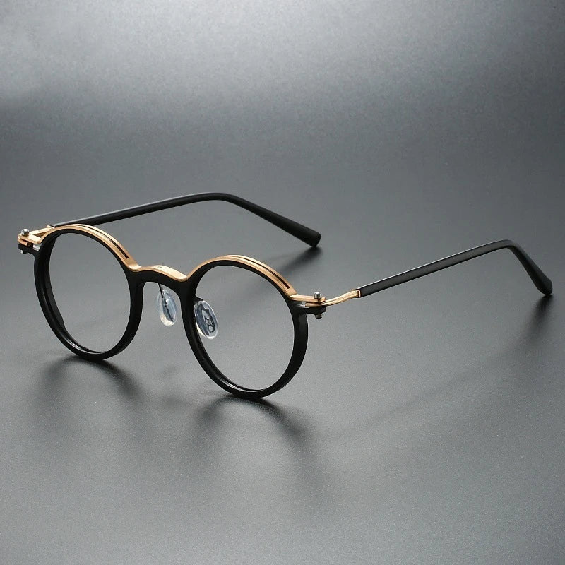 New Brand Design Men's Retro Round Reading Glasses Anti Blue Light Presbyopic Glasses Diopter +100 +150 +200 +250 +300 +350 +400