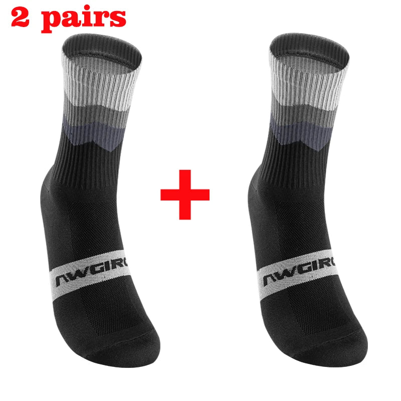 2pairs Professional Cycling Socks Breathable Road Bicycle Socks Men Women Outdoor Sports Racing e Compression Cycling For Women