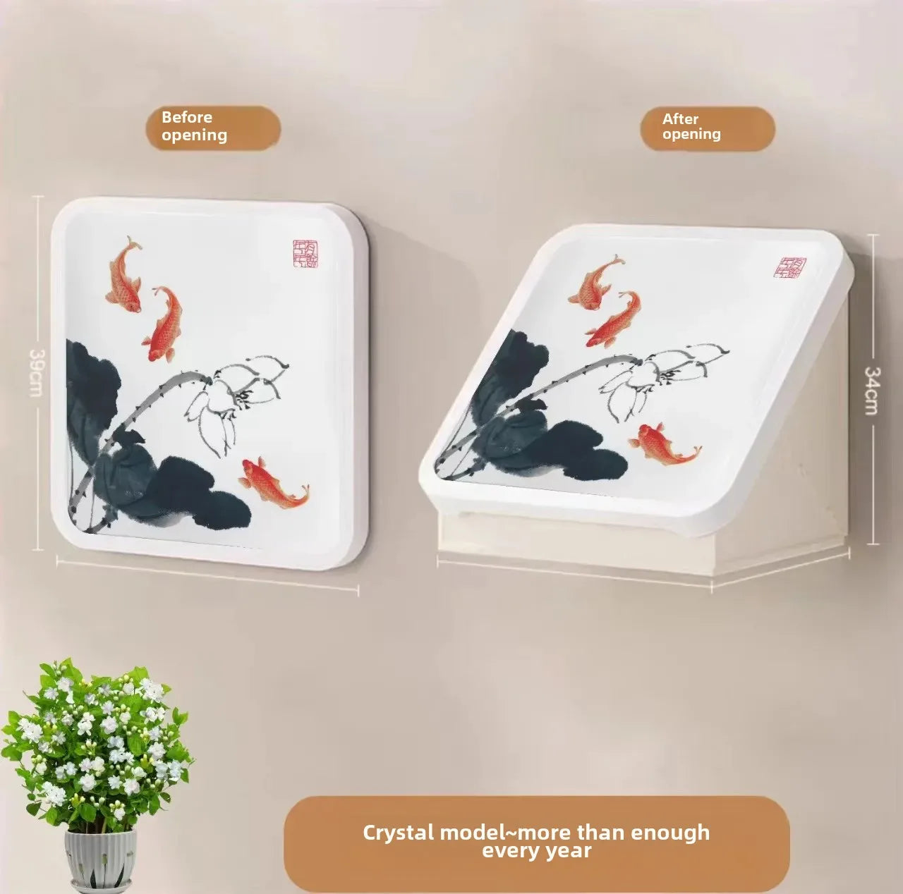 Bathroom Wall Art Storage Box Wardrobe Clothes Hanging Shelf Waterproof No Drilling Foldable Storage Cabinet For Toiletries