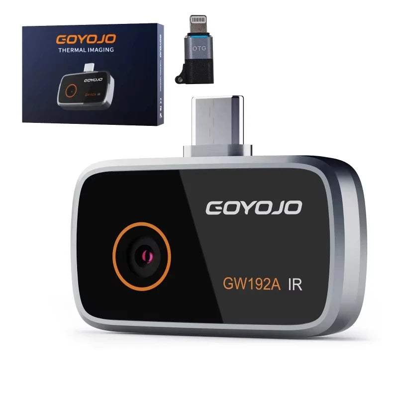 GW192A Thermal Imaging Camera 192X192 Electronics Thermal Camera Repair, for Android Type-C IOS Phone Mobile Thermal Camera