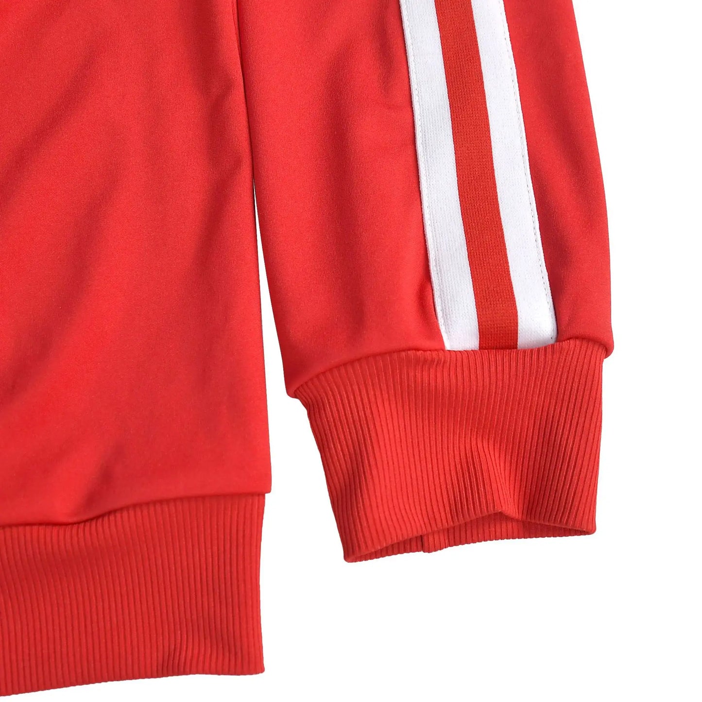 CM.YAYA Women's Set Full Sleeve Striped Coats Top + Short Skirts Spring Active Sporty Street Two 2 Piece Sets Outfits Tracksuit