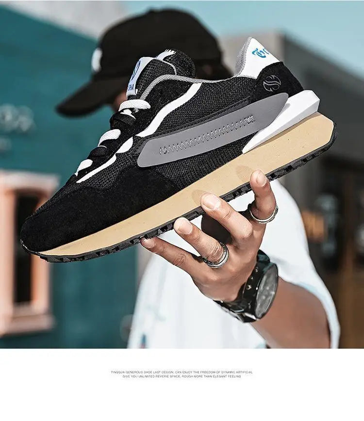Men Lightweight non-slip walking shoes summer fashion outdoor sports shoes casual comfortable sports shoes