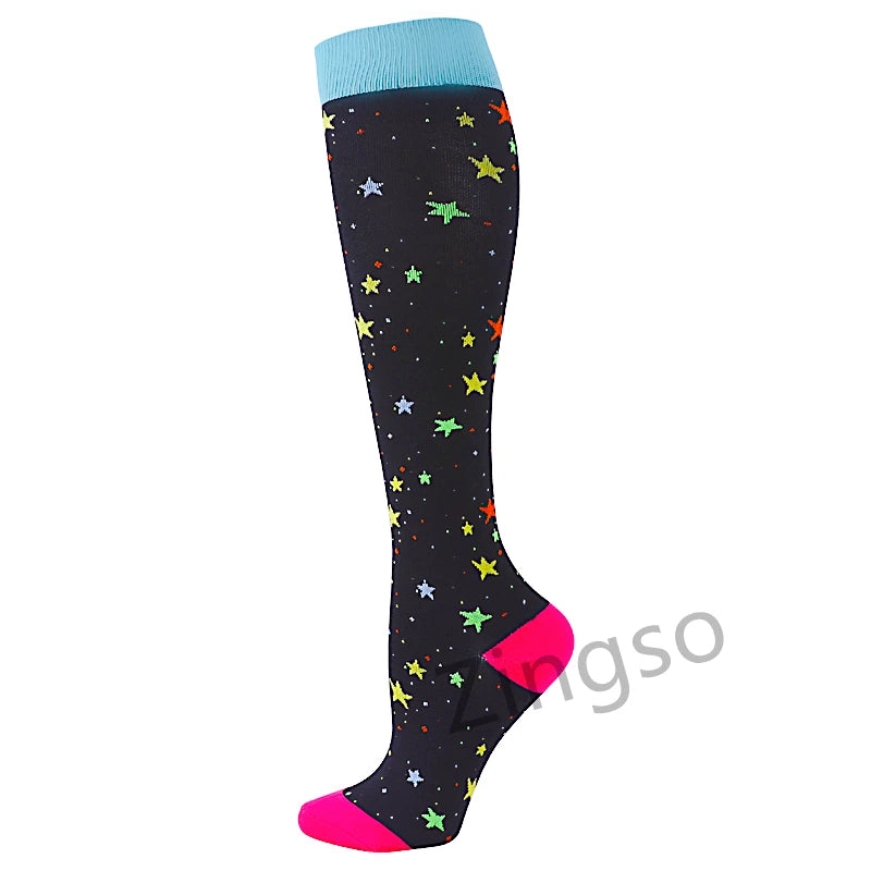 Running Compression Socks Summer 20-30 Mmgh Pregnant Edema Varicose Veins Varicose Veins Edema Diabetes Marathon Nurse Stocking