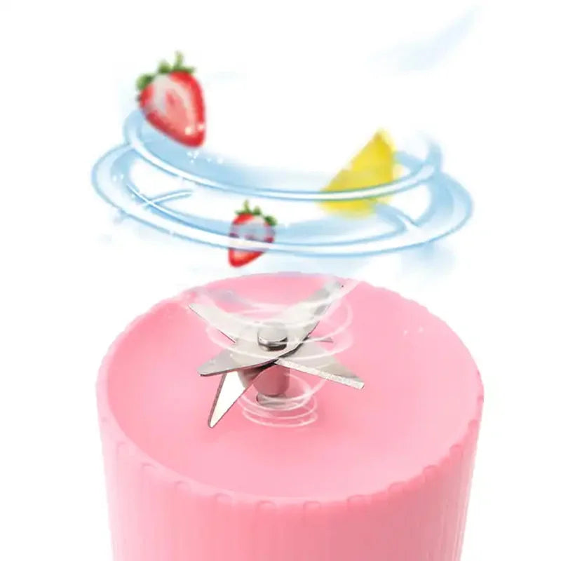 USB Rechargeable Portable Electric Fruit Juicer Blender Handheld Smoothie Milkshake Maker Mini Juice Water Stirring Mixer Cup