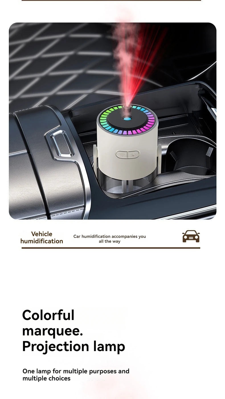 Starry Sky Top Humidifier CL28 Moving Head Humidifier Desktop Silent Aromatherapy Machine Projector Colorful Night Light Rotatin