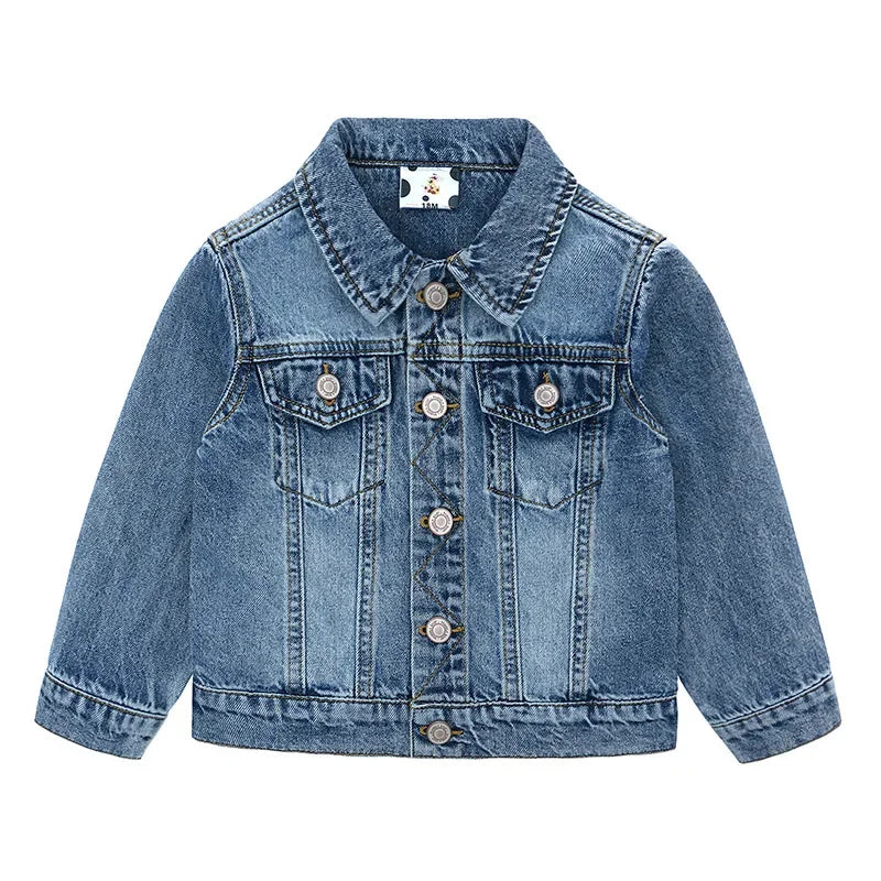 Children's Clothing Spring Autumn Kids Denim Jacket Boys Girls' Tops Fashion Casual Jacket Coat
