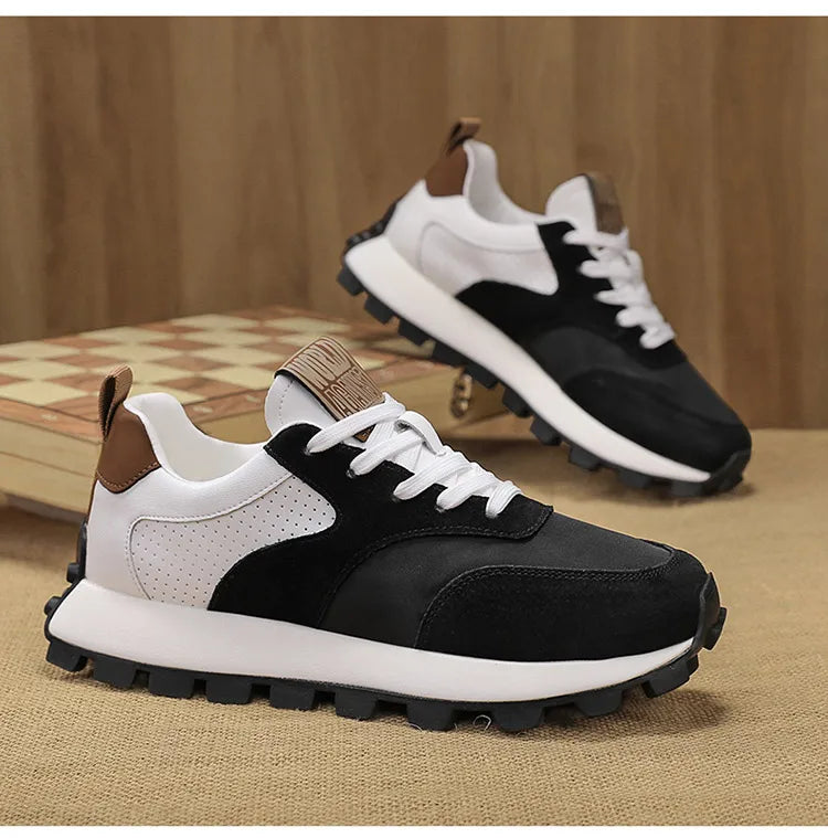 Fashion Men Sneakers Autumn Forrest Gump Shoes Lightweight Tenis Sports Shoes Thick Sole Platform Casual Shoes