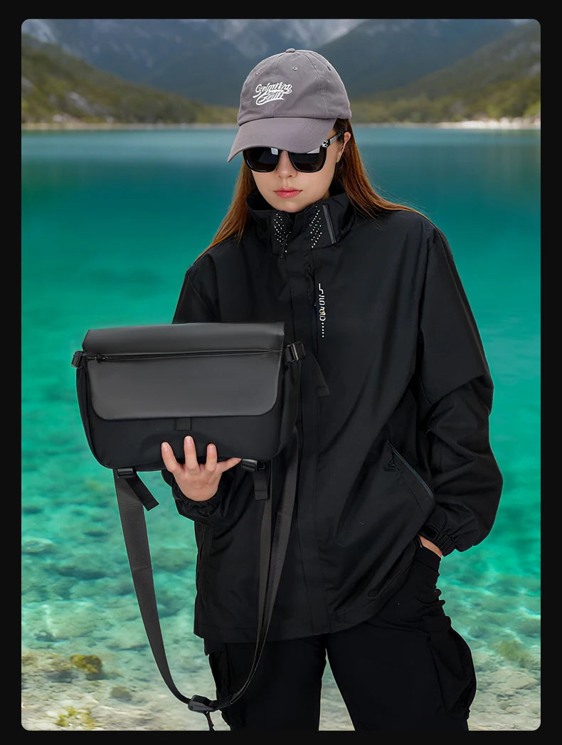 ReeYee A6 4.5L Large Sling Bag, Durable Cordura Waterproof Crossbody Pack, Smart Organization Anti-Theft Shoulder Bag