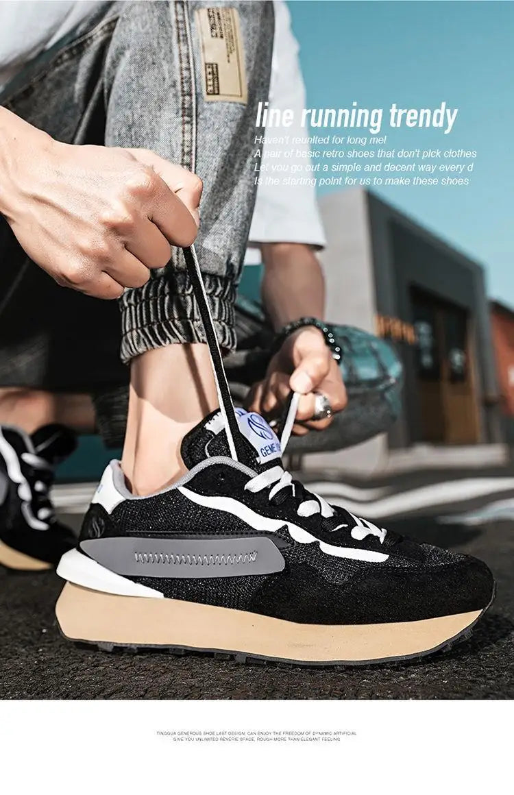 Men Lightweight non-slip walking shoes summer fashion outdoor sports shoes casual comfortable sports shoes