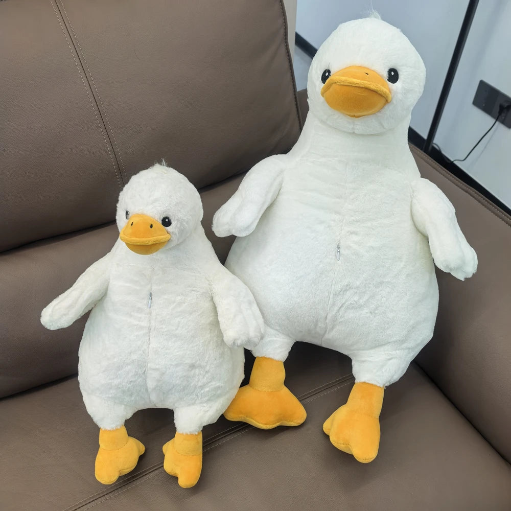 Hot 37/50/55/90/130CM Funny Goose Stuffed Soft Duck Plush Toy Sleeping Pillow Sofa Cushion Kids Girlfriend Birthday Gift