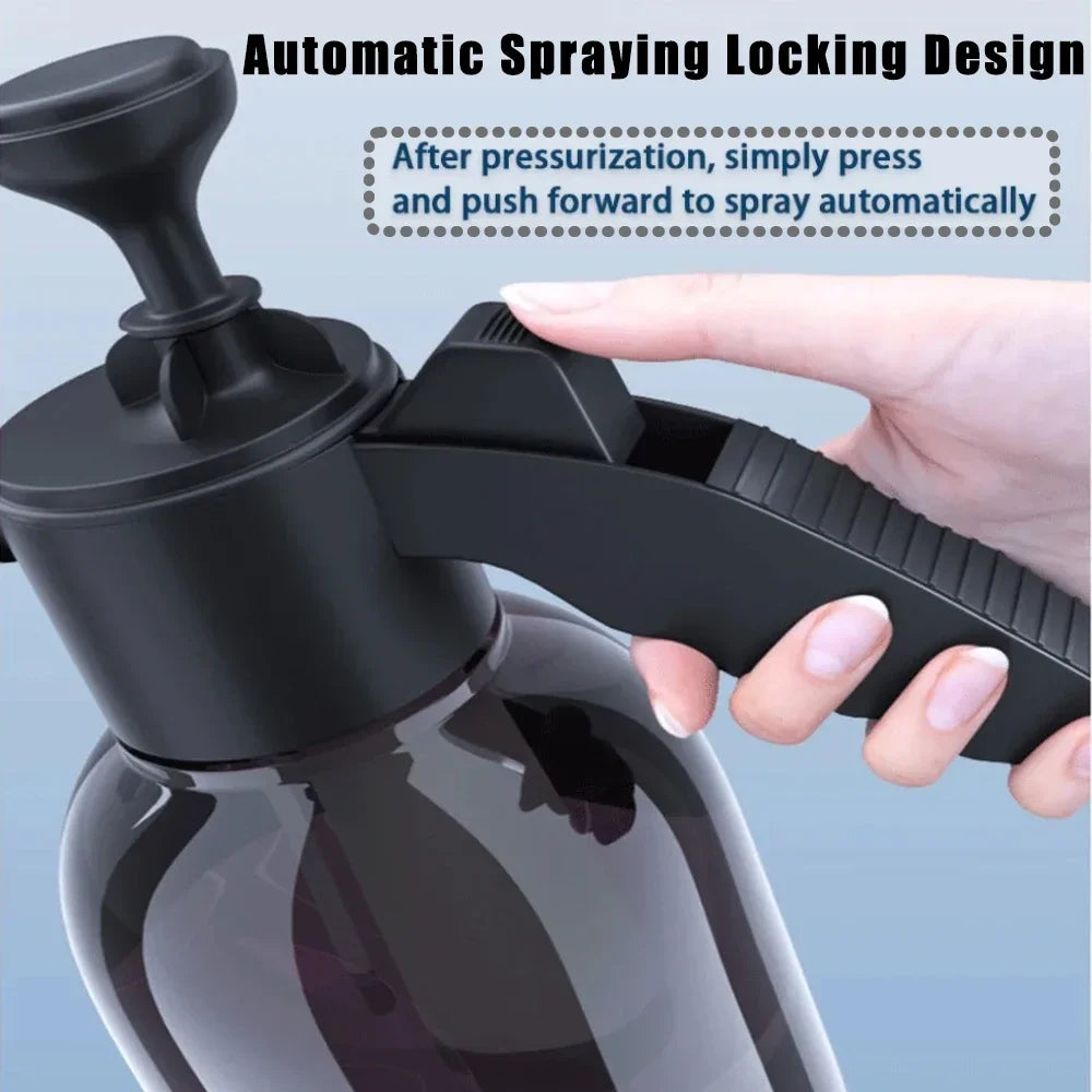 Car washing spray pot foam spray pot 2L spray type with pressure relief valve for household car spray hand pressure spray pot