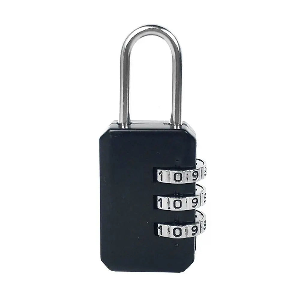 Portable Mini Backpack Zipper Password Lock Travel Luggage Padlock Security Protect For Dormitory Cabinet Locker Drawer Bag
