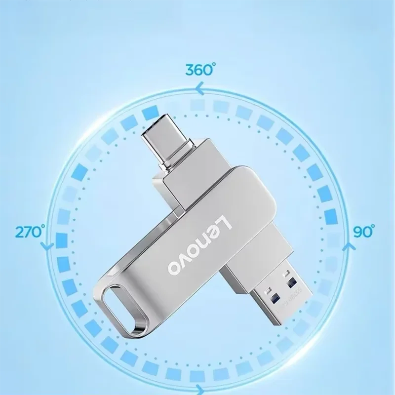 Lenovo Type C USB Flash Drives 2TB Pendrive USB 3.0 Interface Pen Drive OTC Large Capacity 16TB U Disk Memory Stick For Phone PC