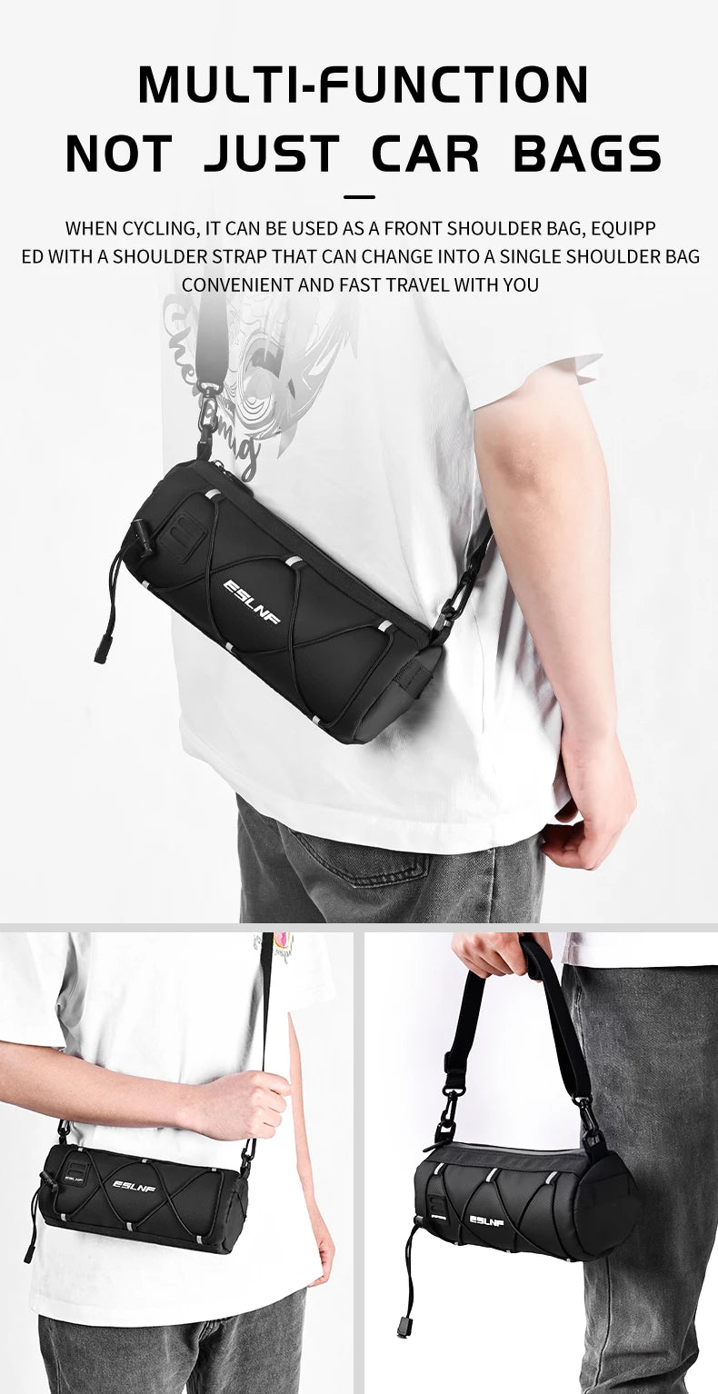 OFFBONDAGE Bike Front Bag Large Capacity Storage Outside Waterproof Multi-function Riding Bag Mountain Bike Bag Bike Accessory