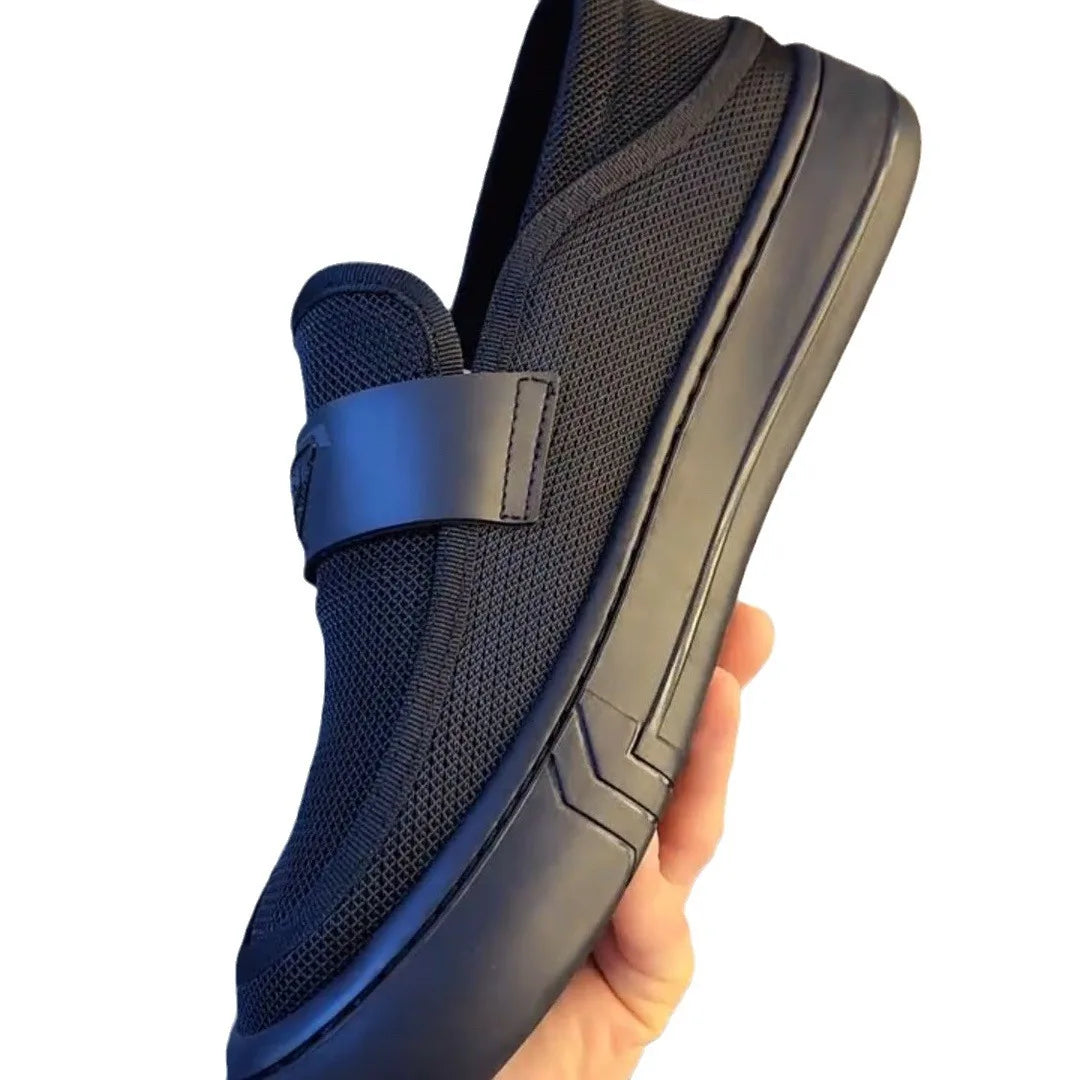 2025 Men's Slip-On Breathable Mesh Skate Shoes Ultra-Light Low-Top Casual Sneakers Trendy Minimalist Comfort Footwear for Men