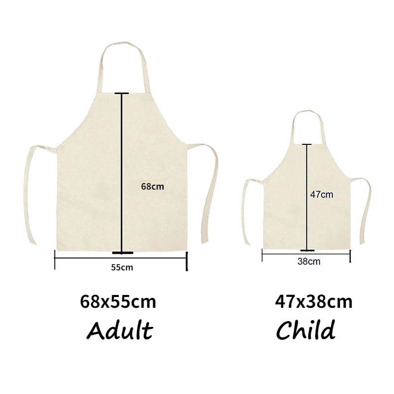 1 Pcs Sexy Female Superhero Printed Cotton Linen Apron Captain Waistline Adult kids Sleeveless Halter Apron Capitaine Amerique