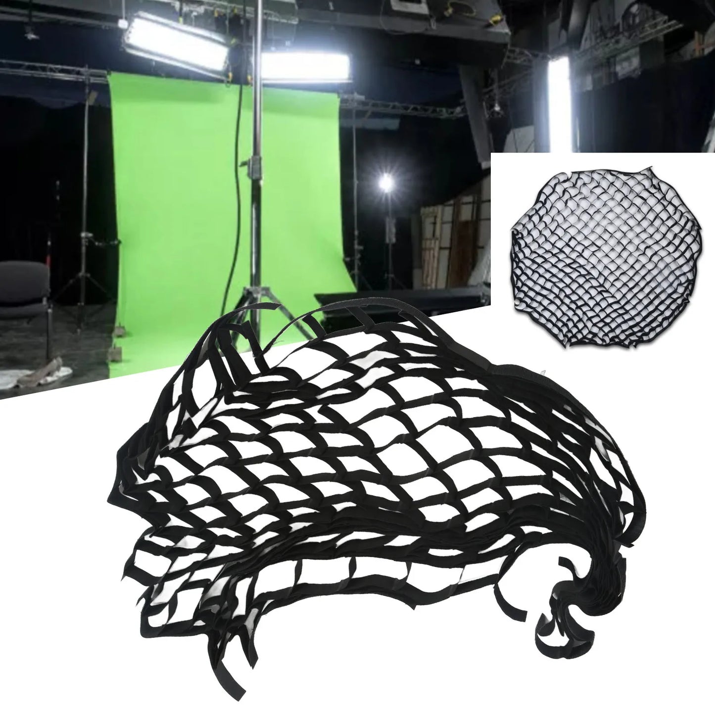 Softbox Grille Octagon Softbox Cellular Grid Light Focusing Softbox Grid Mesh for Portrait and Video Shooting Softbox Grid Mesh