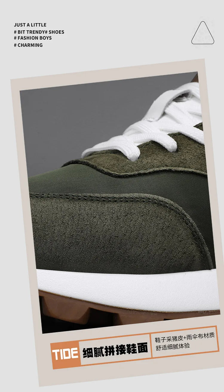 Fashion Men Sneakers Autumn Forrest Gump Shoes Lightweight Tenis Sports Shoes Thick Sole Platform Casual Shoes