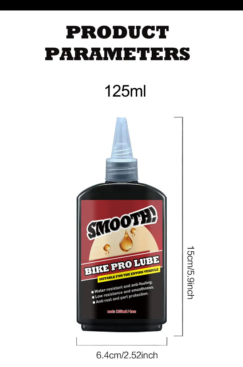 125ml Bicycle Special Lubricant MTB Road Bike Mountain Bike Lube Chain Oil for Fork Flywheel Chain Cycling Accessories