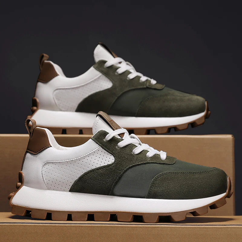 Fashion Men Sneakers Autumn Forrest Gump Shoes Lightweight Tenis Sports Shoes Thick Sole Platform Casual Shoes