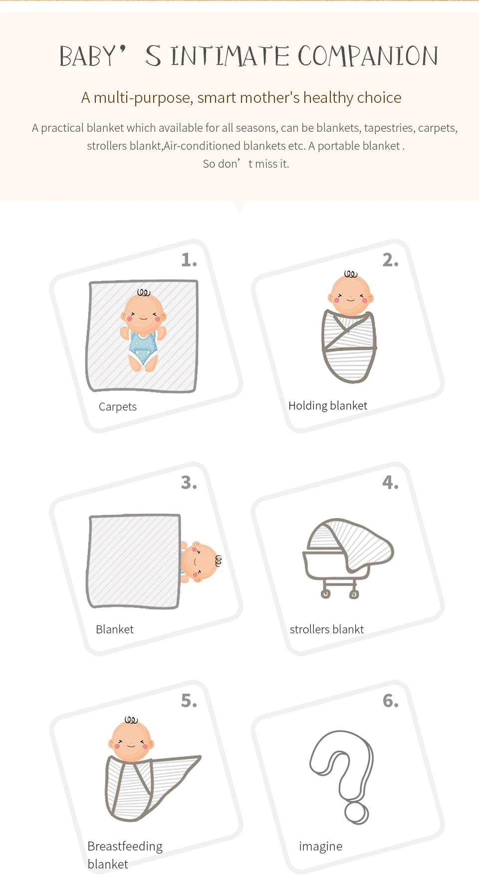 Newborn Baby Blankets Swaddle Wrap Breathable Knitted Infant Boys Girls Crib Cellular 100*80cm Toddler Throw Receiving Quilt Mat