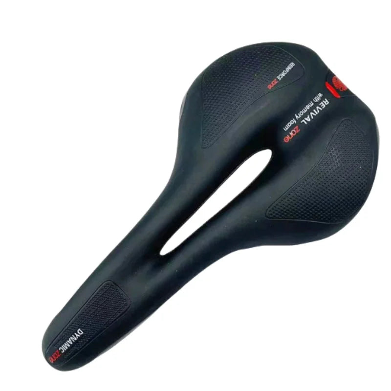 Bicycle seat pad thickened and waterproof universal mountain road seat pad shock-absorbing ball model charging tail light design
