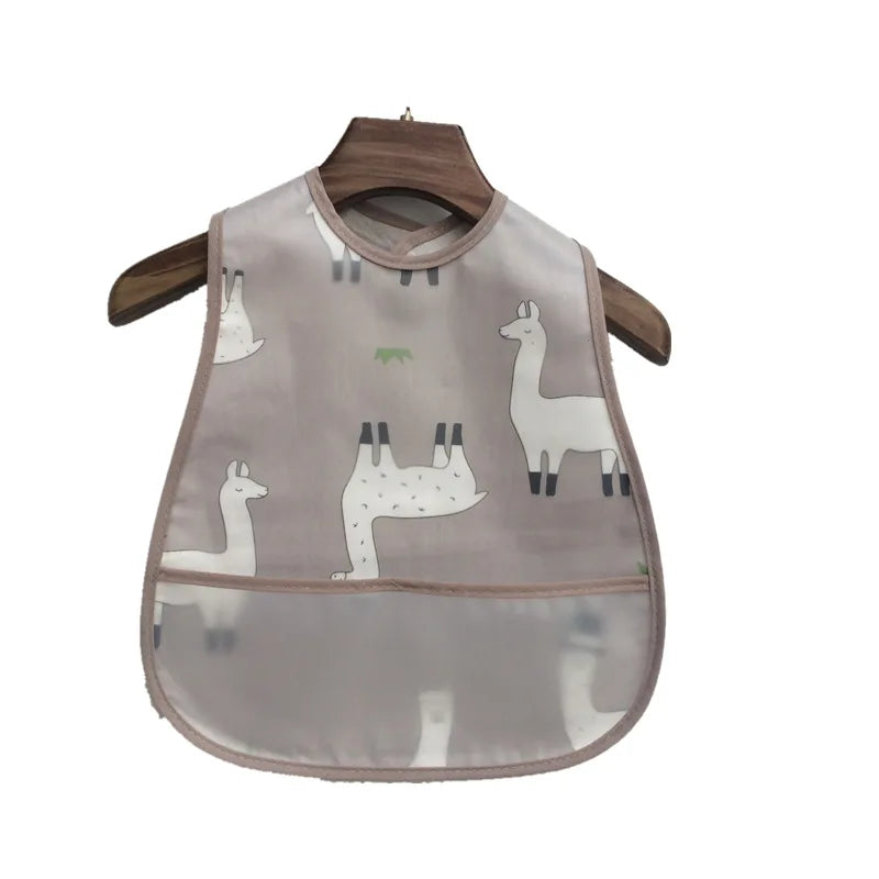 Waterproof Sleeveless Bibs Children Apron Adjustable Feeding Smock Bibs Kids Eating Dinner Breastplate Baby Bavoir Clothing