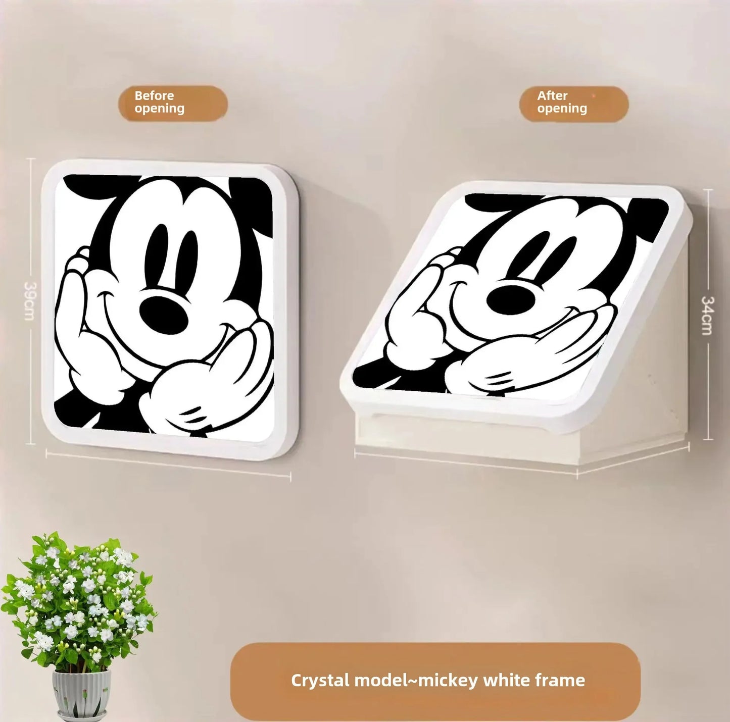 Bathroom Wall Art Storage Box Wardrobe Clothes Hanging Shelf Waterproof No Drilling Foldable Storage Cabinet For Toiletries
