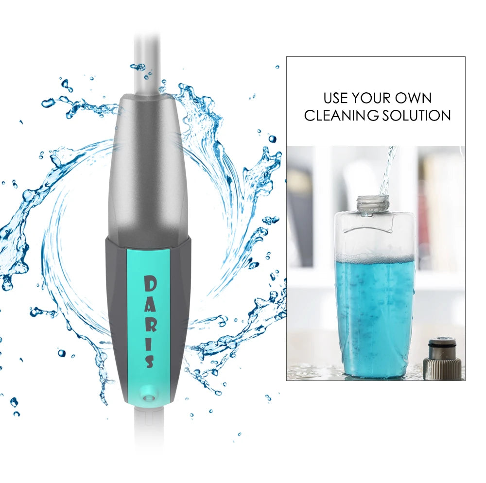 Magic Floor Cleaning Sweeper Brooms With Microfiber Pads 360° Rotation Flat Spray Floor Mop Broom For Cleaning Home Spin Mop