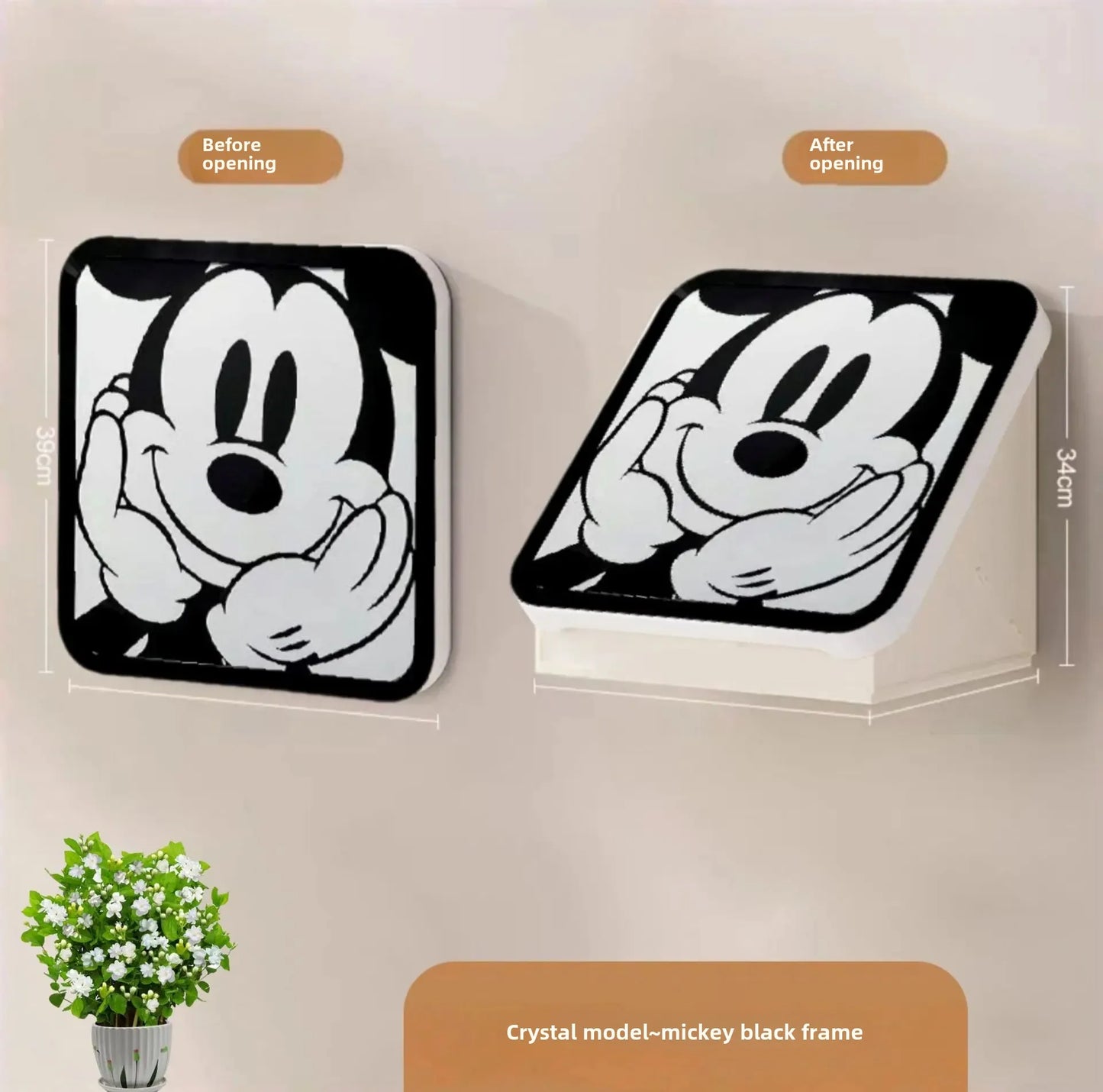 Bathroom Wall Art Storage Box Wardrobe Clothes Hanging Shelf Waterproof No Drilling Foldable Storage Cabinet For Toiletries
