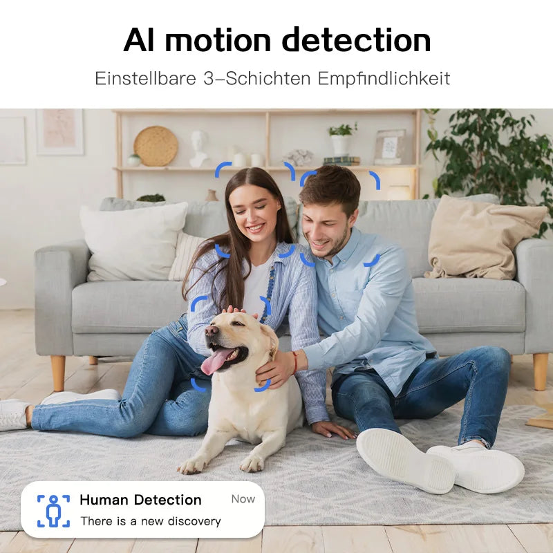 SZSINOCAM 3MP Wireless WIFI Security Camera Video Call Baby Safety Protection Monitor Screen Button Call PTZ Auto Tracking