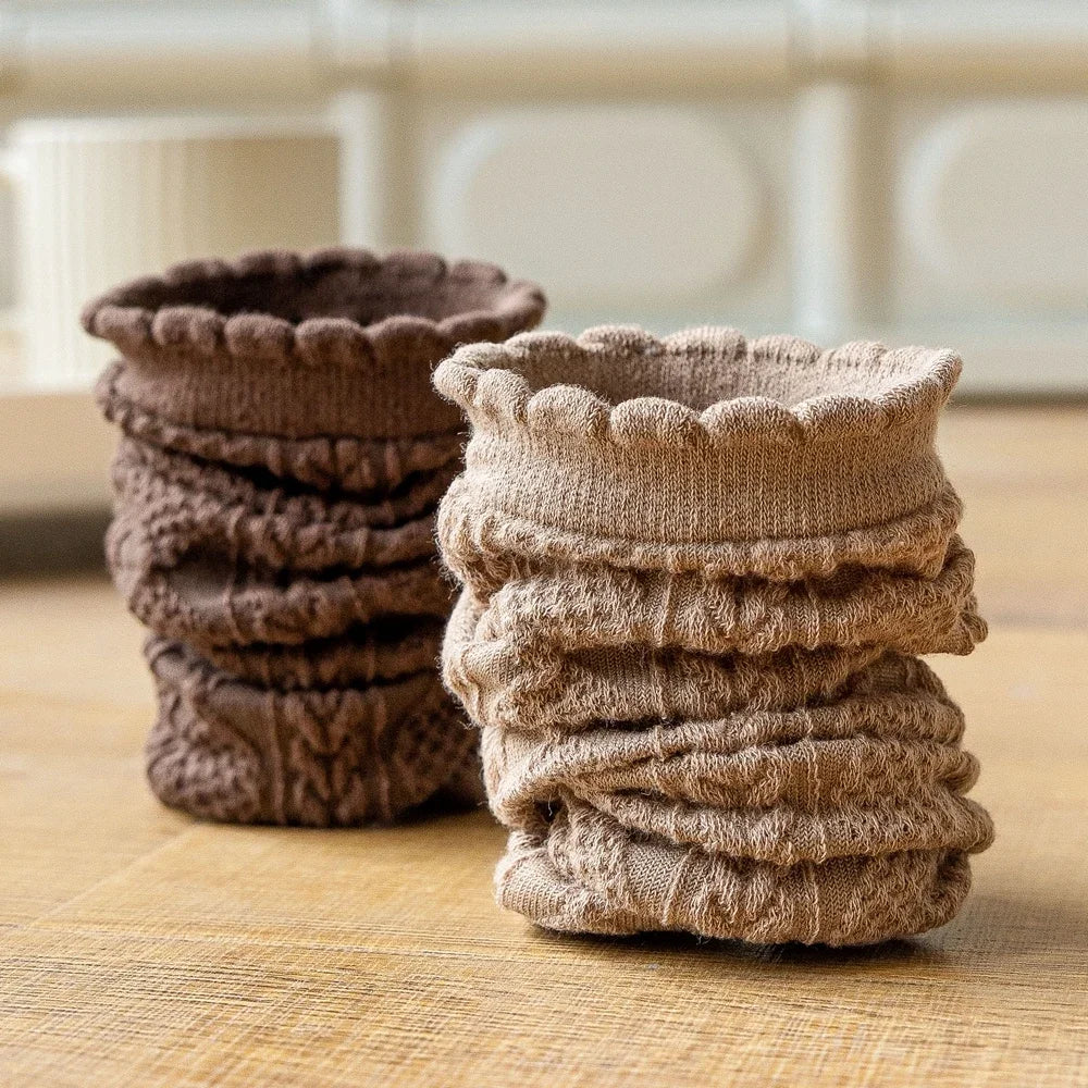 3 Pairs Summer Mesh Toe Socks Women Embroidered Floral Five Finger Socks High Quality Cotton Athletic Socks