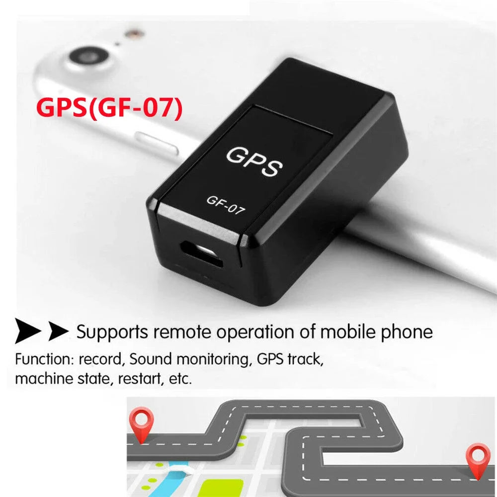 GF07 Magnetic Mini Car Tracker GPS Real TimeTracking Locator Device Magnetic GPS TrackerReal-time Vehicle Locator Pet Tracker