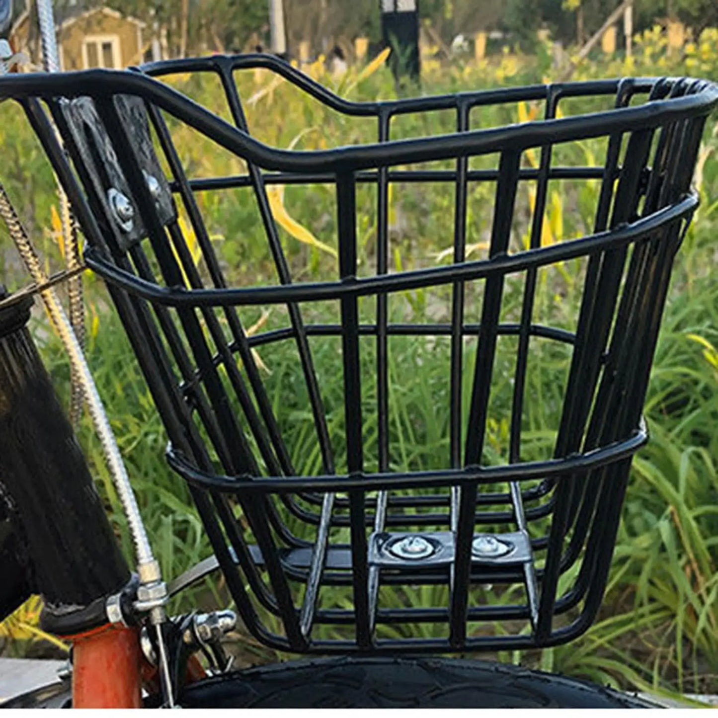 Kids Bike Basket Front Decoration Tricycle Basket Bicycle Accessories Handlebar Basket for Children Girls Boys Cycling Riding