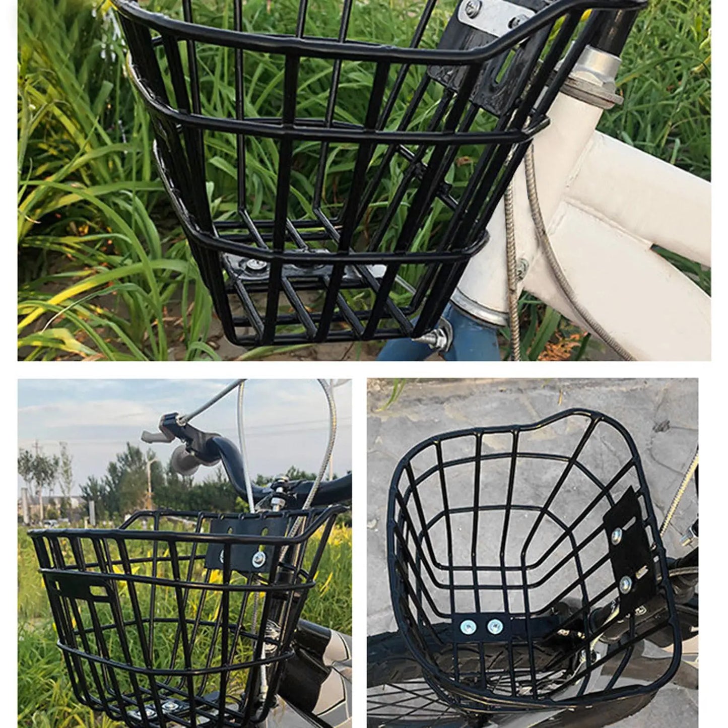 Kids Bike Basket Front Decoration Tricycle Basket Bicycle Accessories Handlebar Basket for Children Girls Boys Cycling Riding