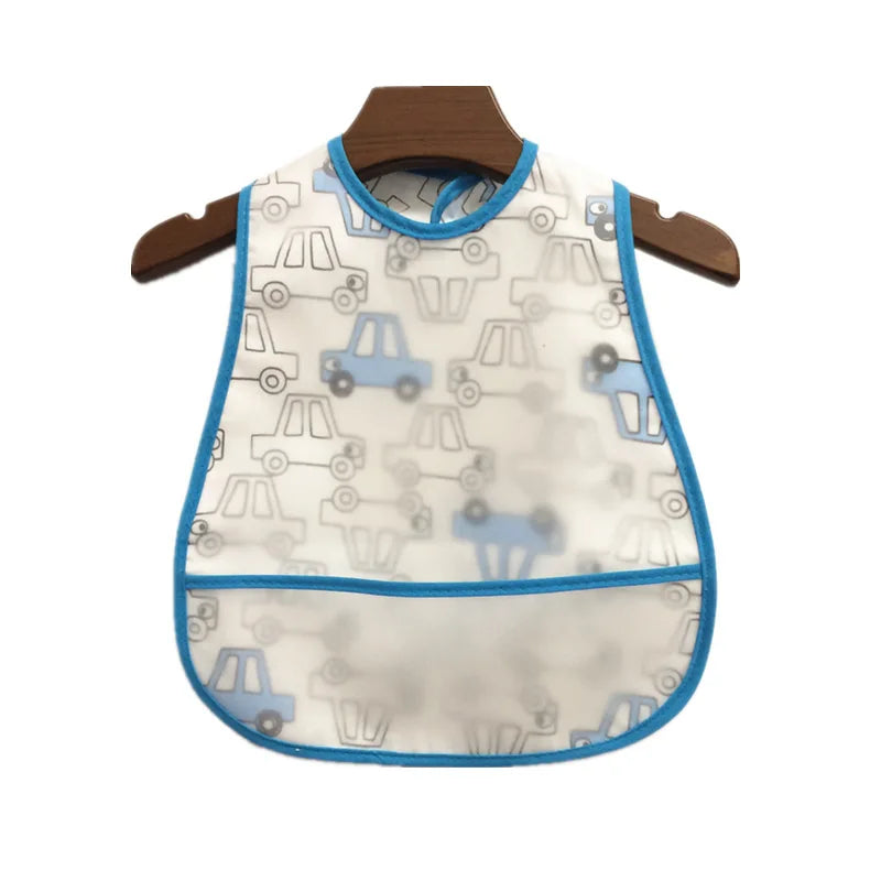 Waterproof Sleeveless Bibs Children Apron Adjustable Feeding Smock Bibs Kids Eating Dinner Breastplate Baby Bavoir Clothing