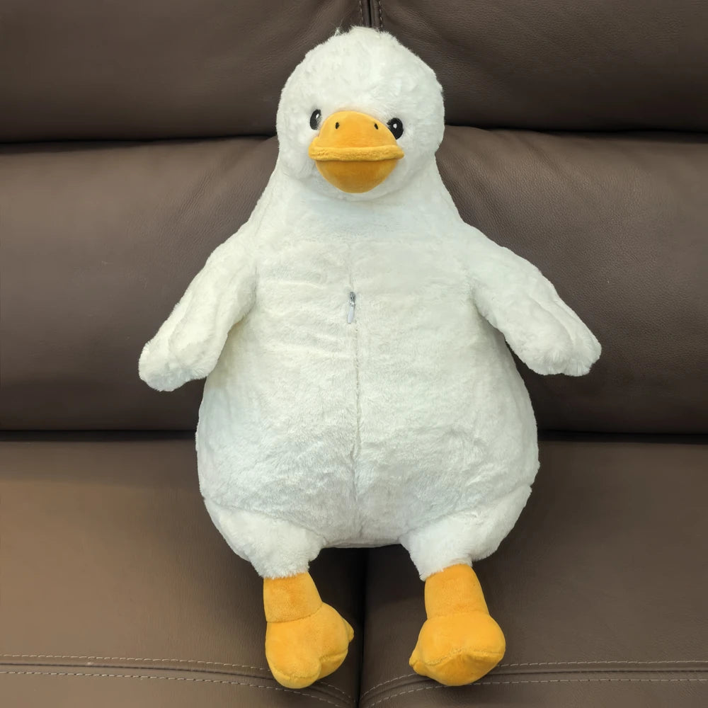 Hot 37/50/55/90/130CM Funny Goose Stuffed Soft Duck Plush Toy Sleeping Pillow Sofa Cushion Kids Girlfriend Birthday Gift