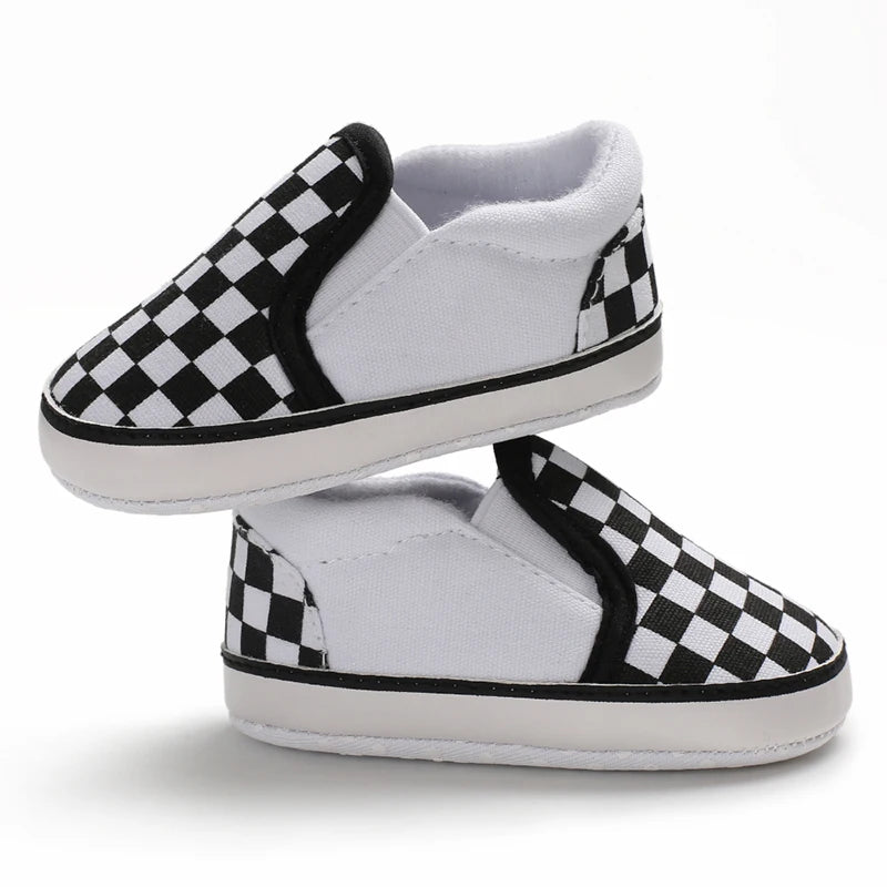 0-18 Months Infant Spring Shoe Newborn Infant Girls and Boys Recreational Baptism Non-Slip Walking Shoe White Soft-soled Sneaker