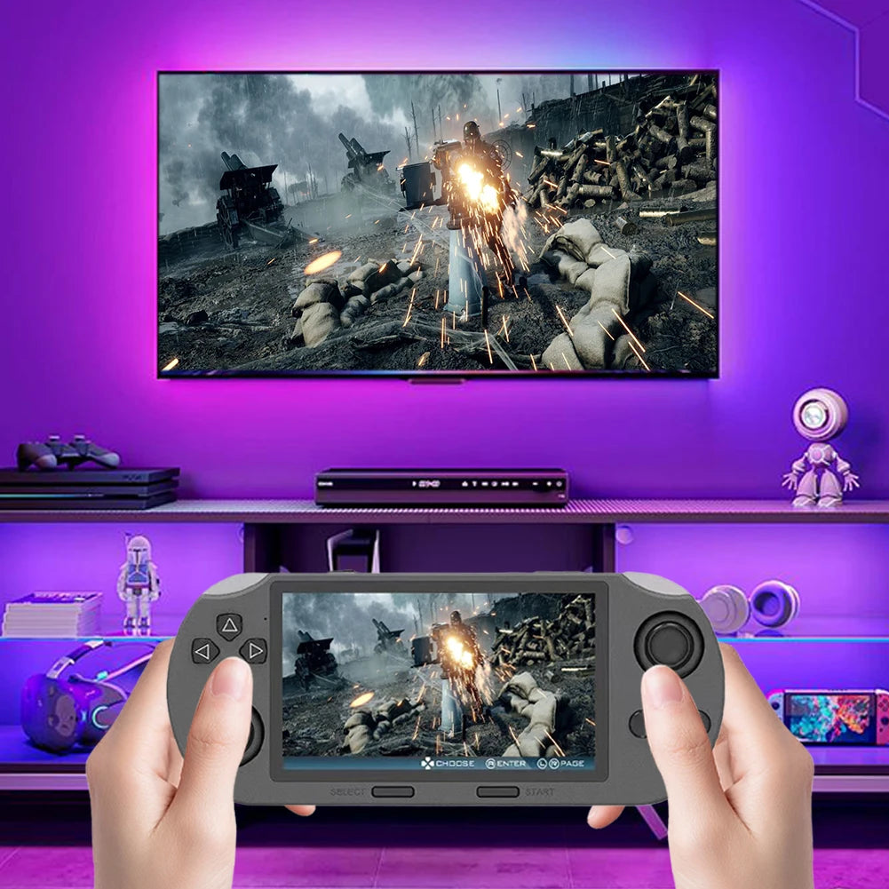 Retro Gaming Console 4.5 Inch IPS Screen Retro Handheld Video Game Console Game Player for Kids & Adults