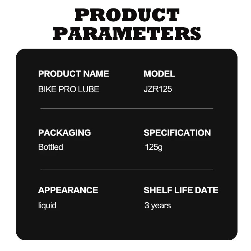 125ml Bicycle Special Lubricant MTB Road Bike Mountain Bike Lube Chain Oil for Fork Flywheel Chain Cycling Accessories