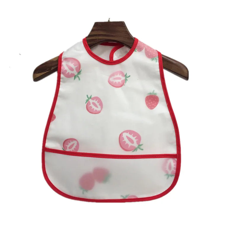 Waterproof Sleeveless Bibs Children Apron Adjustable Feeding Smock Bibs Kids Eating Dinner Breastplate Baby Bavoir Clothing